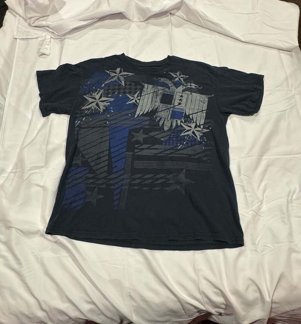 Urban Pipeline Graphic Tee Black Short Sleeve  Men's T-Shirt Y2K